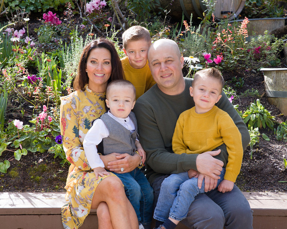 Family portrait, at the Testarossa Winery